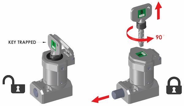 Trapped Key Bolt Interlock with Single Key