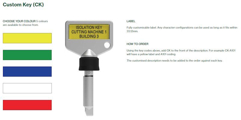 Custom Key Label