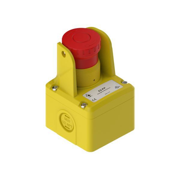 Emergency Stop Device with Shroud 3-Pole Contacts