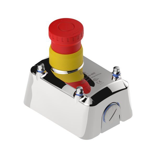 Hygienic Emergency Stop Device with 4-Pole Contacts