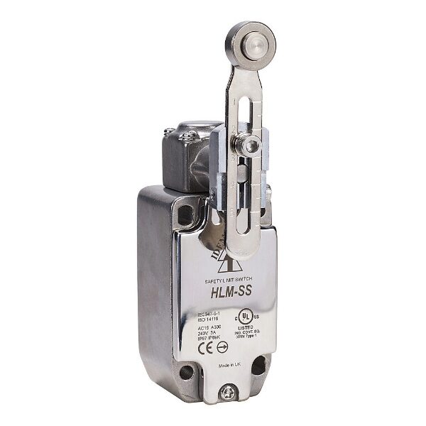 Stainless Steel Safety Limit Switch with Adjustable Roller Lever