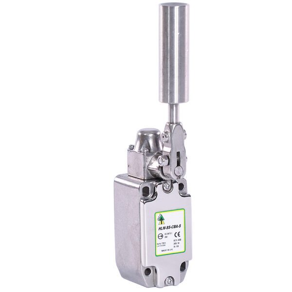 Mini Belt Alignment Switch – Stainless Steel, 22mm Diameter with 70mm Length Roller