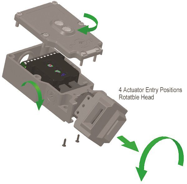 KL1-SS QC-M12 Guard Locking Safety Switch with M12 Quick Connect