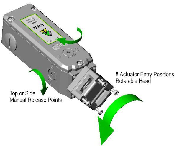 KL4-SS Guard Locking Safety Switch with Optional Pushbutton