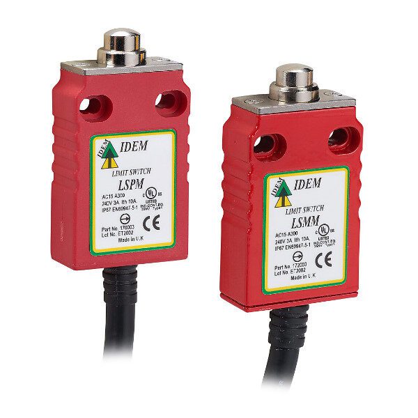 Miniature Safety Limit Switches with Pin Plunger