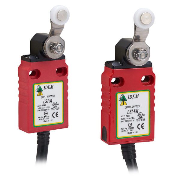 Miniature Safety Limit Switches with Roller Lever