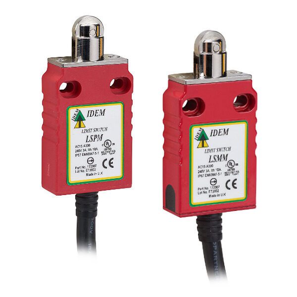 Miniature Safety Limit Switches with Roller Plunger