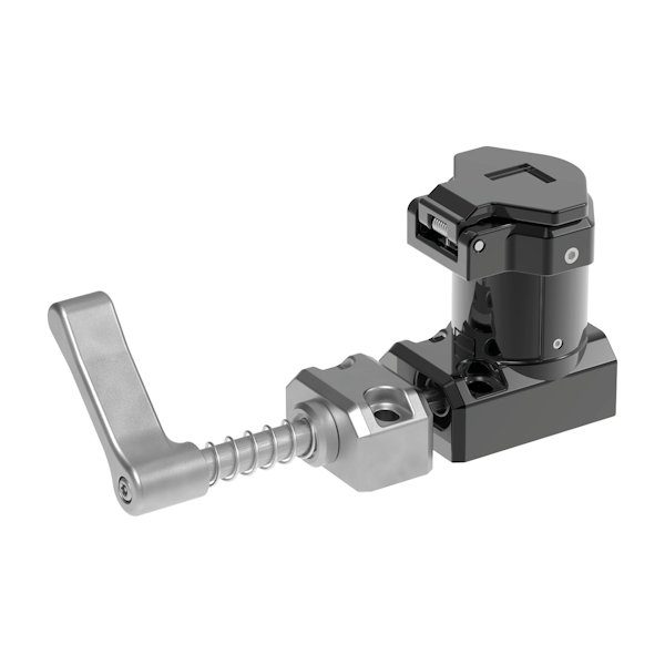 Trapped Key Spring Handle Interlock with Single Key