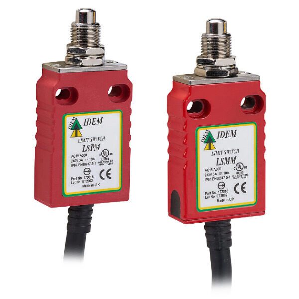 Miniature Safety Limit Switches with Panel Mount Pin Plunger