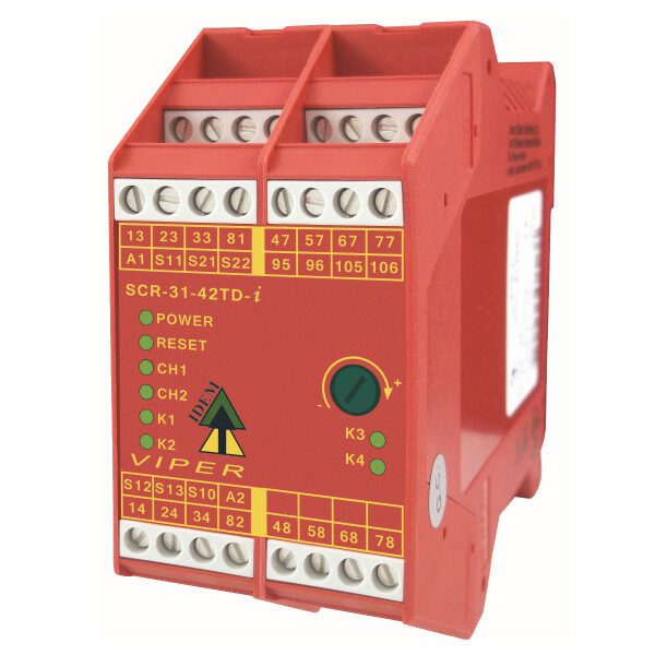 Viper Safety Relay with Time Delay (SCR-31-42TD-i)