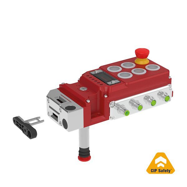 Left-Hand, 6 Control Stations, Rear Release, Die-Cast