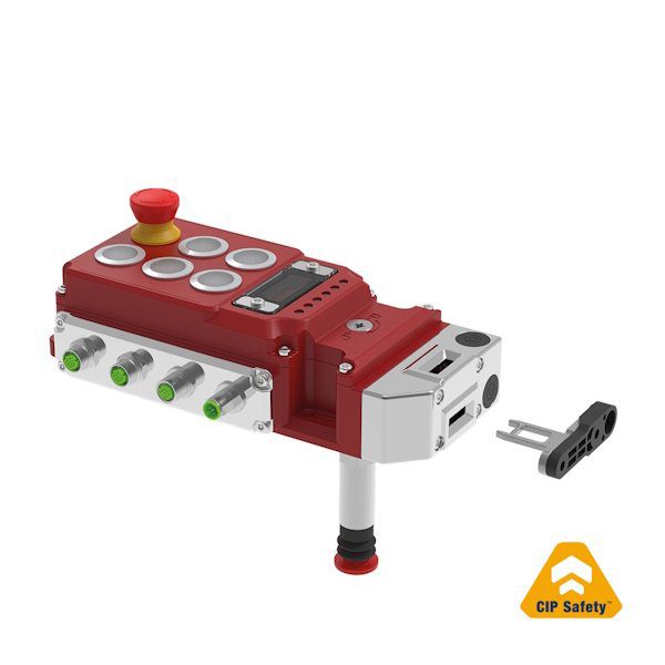 Right-Hand, 6 Control Stations, Rear Release, Die-Cast