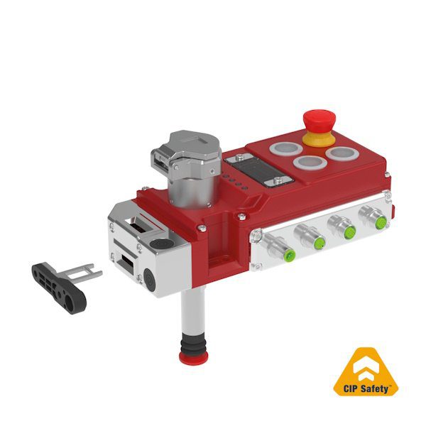 Left-Hand, 4 Control Stations, Trapped Key, Rear Release, Die-Cast