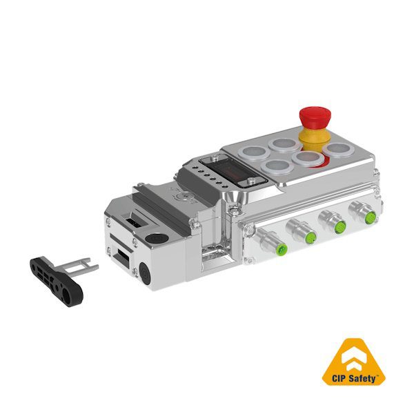 Left-Hand, 6 Control Stations, Stainless Steel