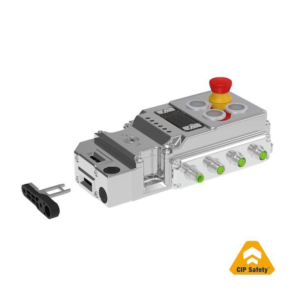 Left-Hand, 4 Control Stations, Stainless Steel