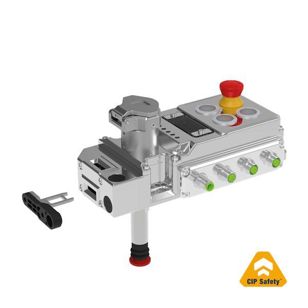 Left-Hand, 4 Control Stations, Trapped Key, Rear Release, Stainless Steel