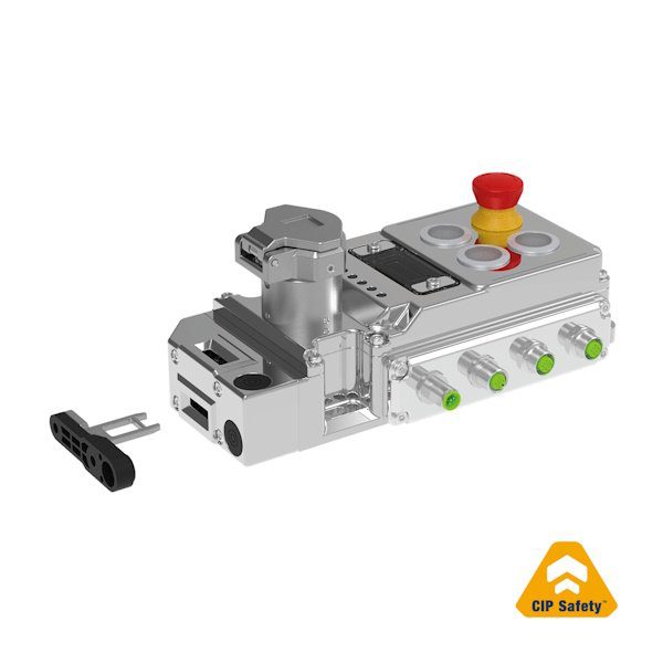 Left-Hand, 4 Control Stations, Trapped Key, Stainless Steel