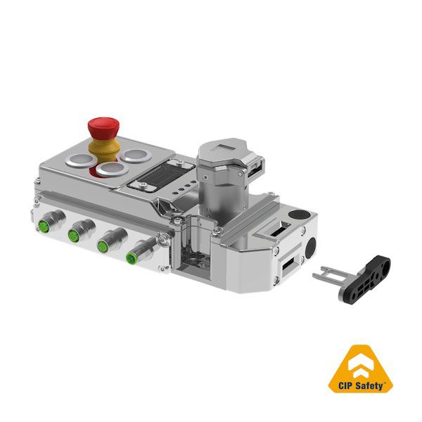 Right-Hand, 4 Control Stations, Trapped Key, Stainless Steel