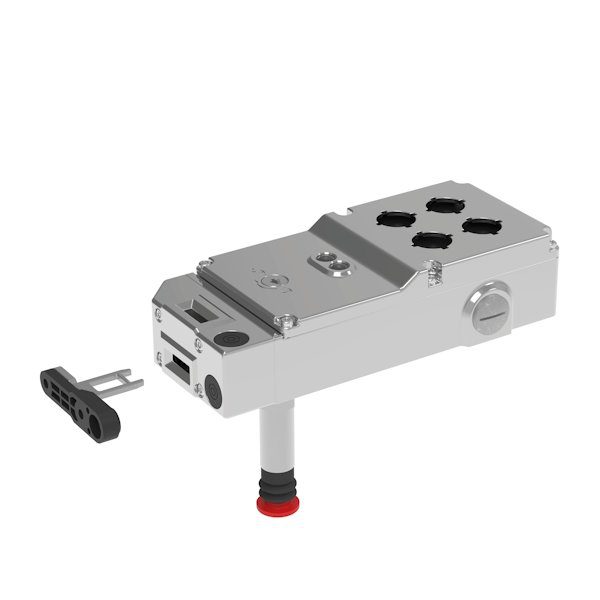 RFID Safety Gate Box 4 Station with Rear Release